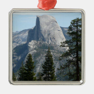 Half Dome from Panorama Trail I Metal Tree Decoration