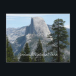 Half Dome from Panorama Trail I Postcard<br><div class="desc">Here's another picture from our 8.5 mile hike along Panorama Trail in Yosemite National Park. This is Half Dome in the distance from a side angle. Check out our store for more beautiful landscapes from Yosemite National Park. Also featured as the wallpaper "Half Dome from Panorama Trail I" from www.mlewallpapers.com....</div>