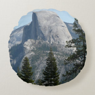 Half Dome from Panorama Trail I Round Cushion