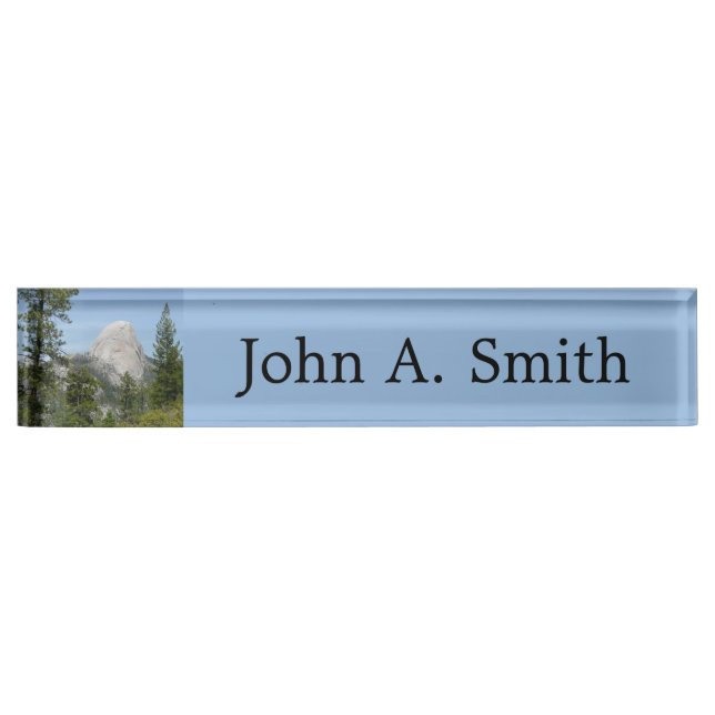 Half Dome from Panorama Trail II Nameplate (Front)