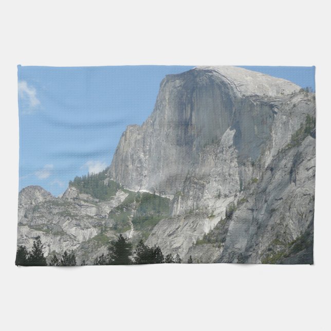 Half Dome from Panorama Trail II Tea Towel (Horizontal)