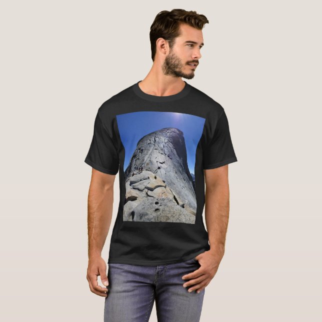 Half Dome from the Base of the Cables - Yosemite T-Shirt (Front Full)