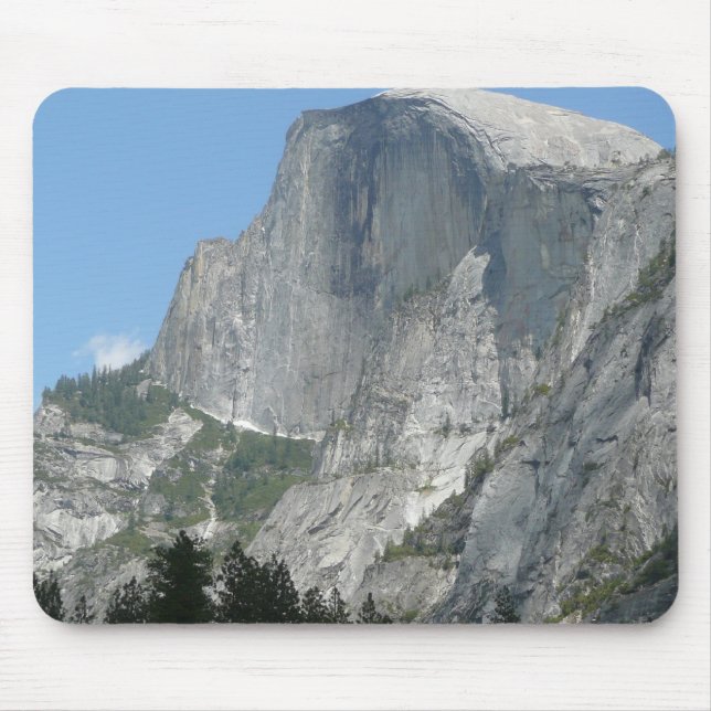 Half Dome from the Side in Yosemite National Park Mouse Pad (Front)