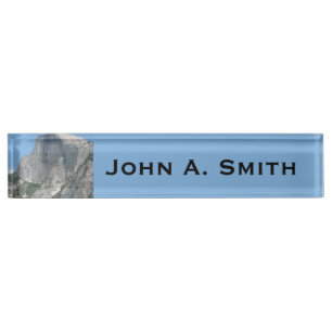 Half Dome from the Side in Yosemite National Park Nameplate