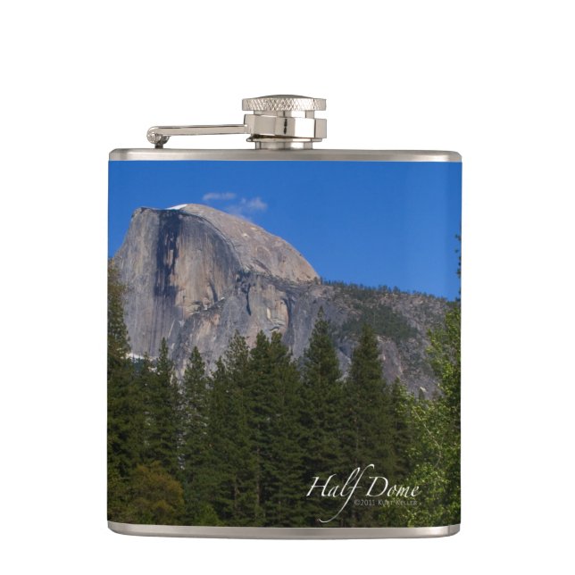 Half Dome Hip Flask (Front)