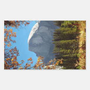 Half Dome in Autumn - Yosemite National Park Rectangular Sticker