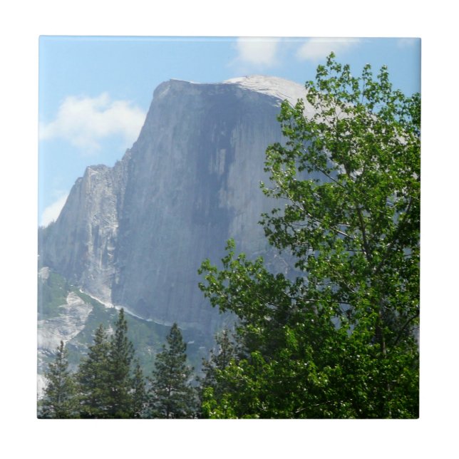 Half Dome in Summer from Yosemite National Park Tile (Front)