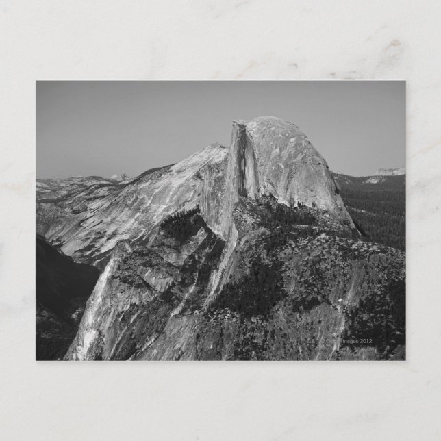 Half Dome is a well known feature in Yosemite Postcard (Front)