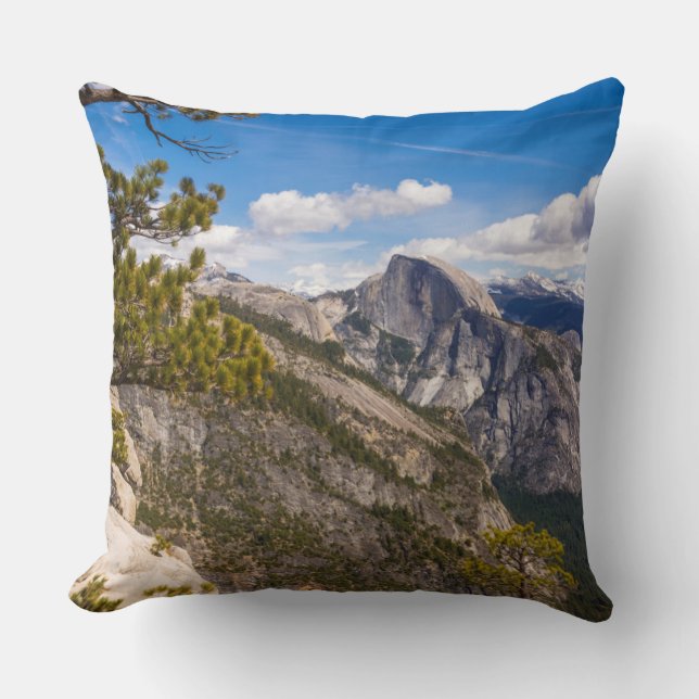 Half Dome landscape, California Cushion (Front)