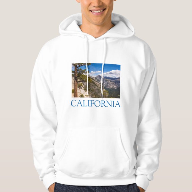 Half Dome landscape, California Hoodie (Front)