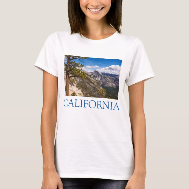 Half Dome landscape, California T-Shirt (Front)