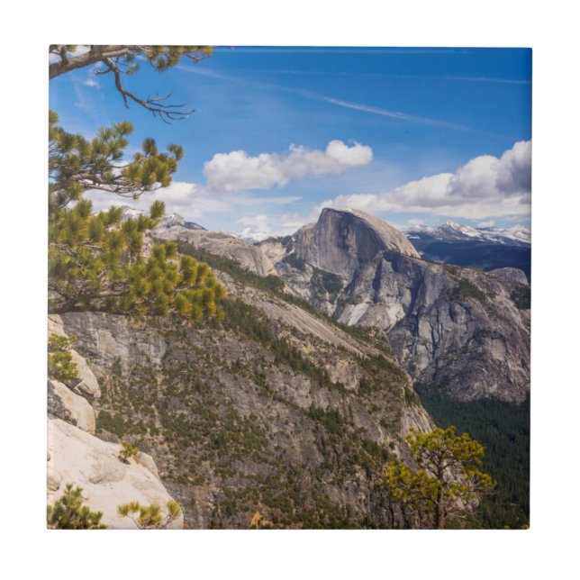 Half Dome landscape, California Tile (Front)