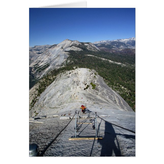 Half Dome Looking Down from the Cables - Yosemite (Front)