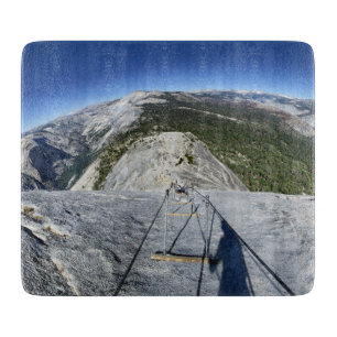 Half Dome Looking Down from the Cables - Yosemite Cutting Board