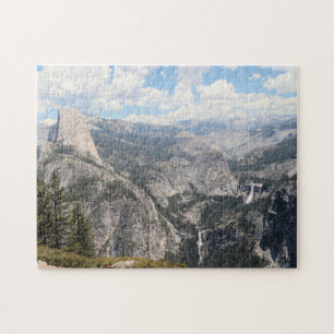 Half Dome, Nevada Fall & Vernal Fall in Yosemite Jigsaw Puzzle