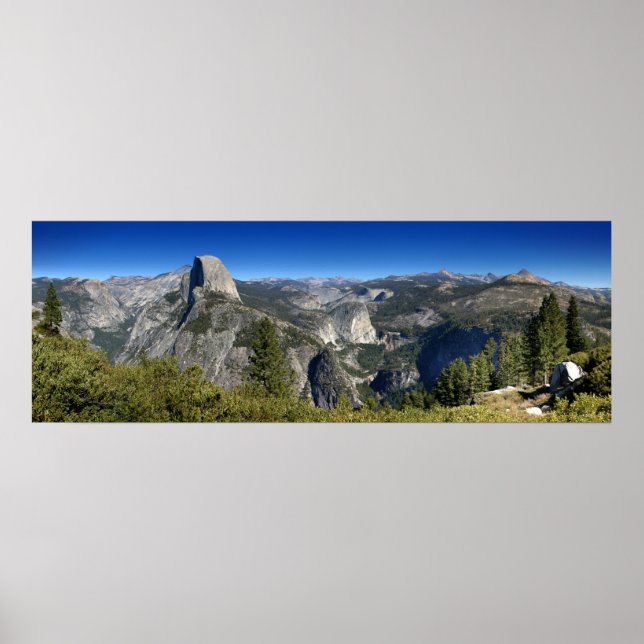 Half Dome Nevada Falls Vernal Falls (II) Poster (Front)
