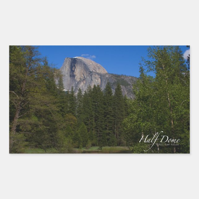 Half Dome Rectangular Sticker (Front)