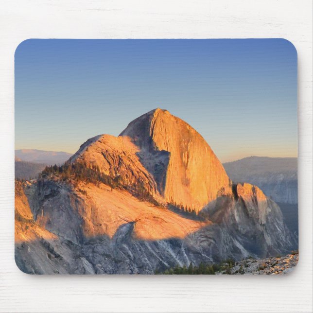 Half Dome Sunset from Mt Watkins - Yosemite Mouse Pad (Front)