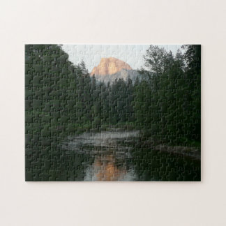 Half Dome Sunset in Yosemite National Park Jigsaw Puzzle