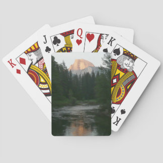Half Dome Sunset in Yosemite National Park Playing Cards