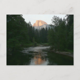 Half Dome Sunset in Yosemite National Park Postcard