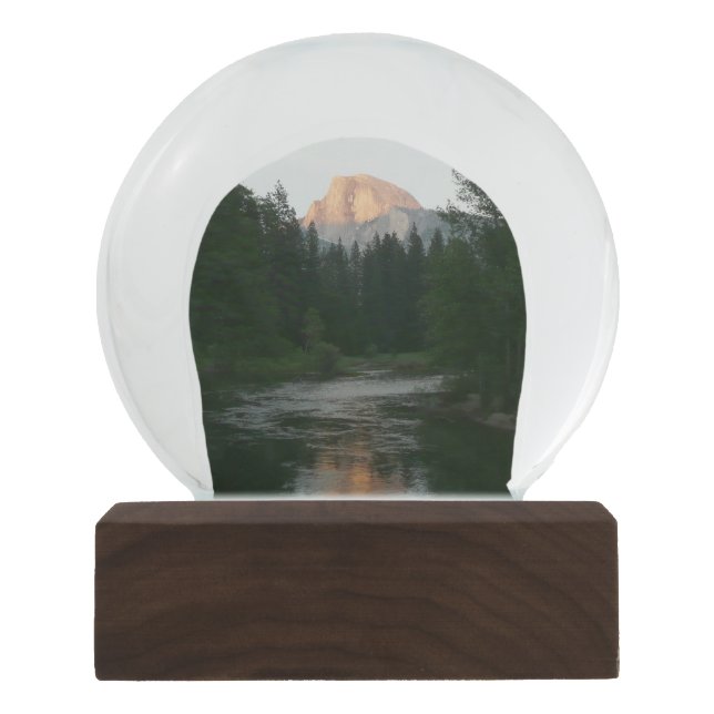 Half Dome Sunset in Yosemite National Park Snow Globe (Front)