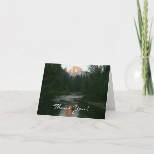 Half Dome Sunset Thank You Card