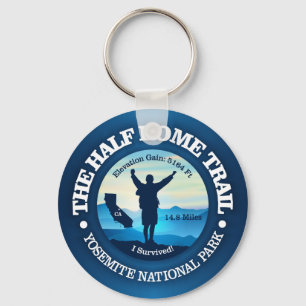 Half Dome Trail (hiking) Key Ring