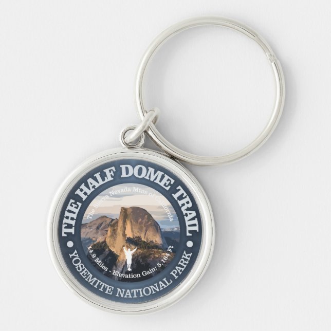 Half Dome Trail Key Ring (Front)