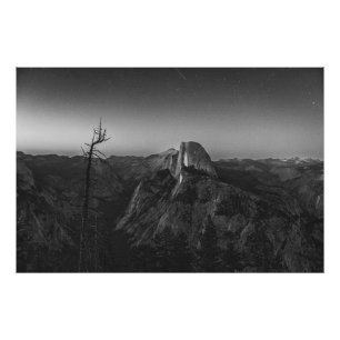 Half Dome Under Starry Night Photo Print