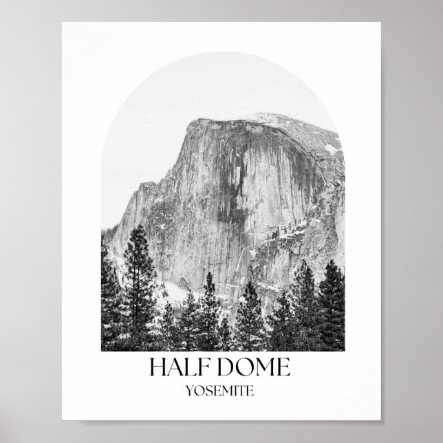 Half Dome Yosemite Arch Photo Print (Front)