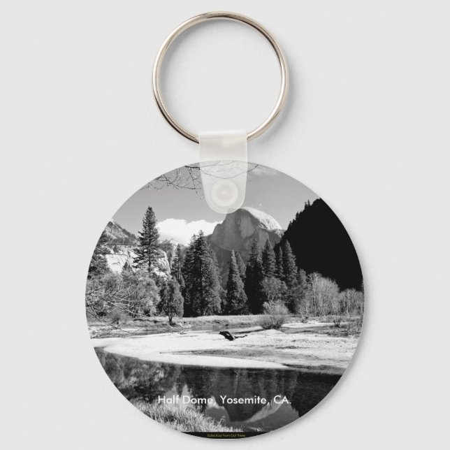 Half Dome, Yosemite, CA. Key Ring (Front)