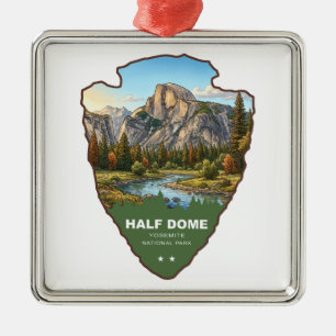 Half Dome Yosemite National Park Arrowhead Metal Tree Decoration