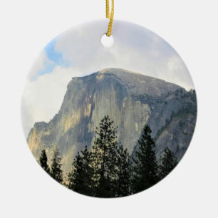 Half Dome, Yosemite National Park, CA Ceramic Tree Decoration