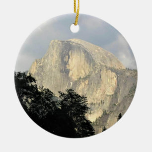 Half Dome, Yosemite National Park, CA Ceramic Tree Decoration