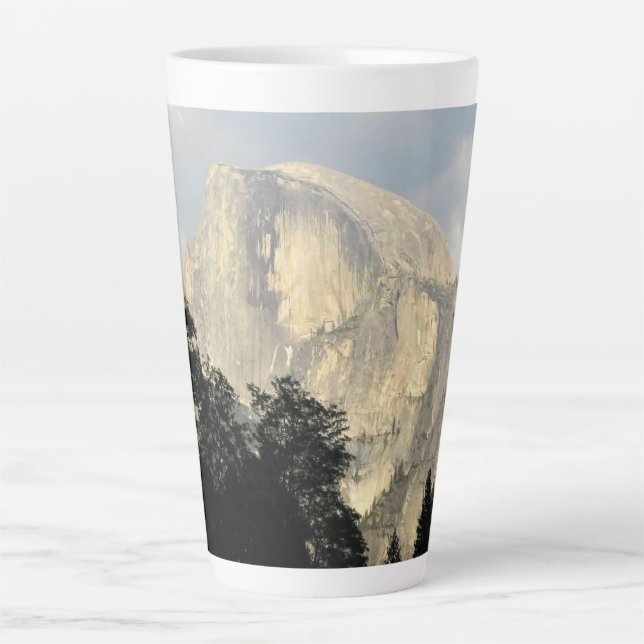Half Dome, Yosemite National Park, CA Latte Mug (Front)