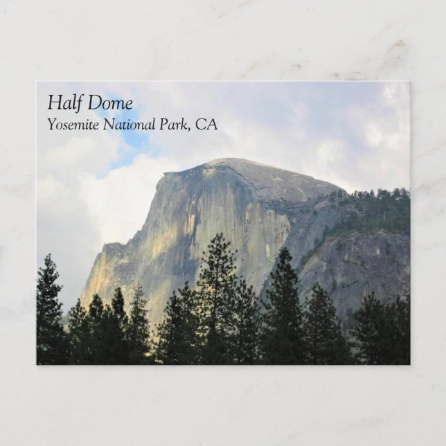 Half Dome, Yosemite National Park, CA Postcard (Front)