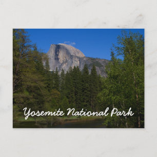 Half Dome Yosemite National Park Travel Postcard