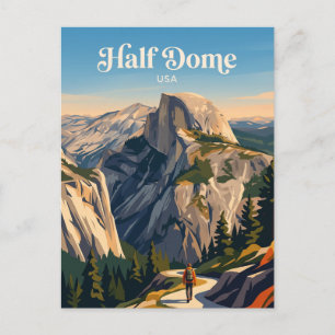 Half Dome Yosemite USA Postcard