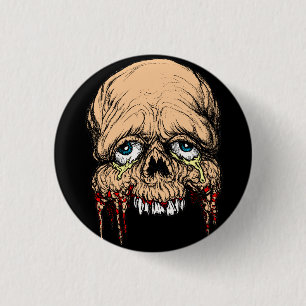 HALF FACE ART JACK JOYA ONLY $1.95 3 CM ROUND BADGE