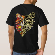 Half Face Lion Art Men’s T-Shirt