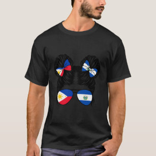 Half Filipino Half Salvadoran Philippines Heritage T-Shirt