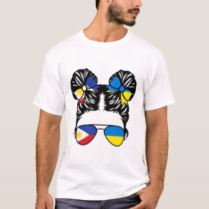Half Filipino Half Ukrainian Girl Philippines Kids T-Shirt