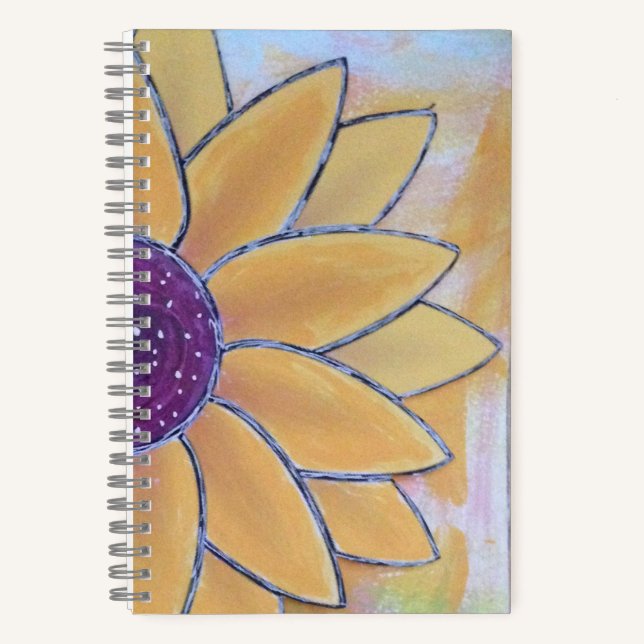 Half Flower  Notebook (Front)