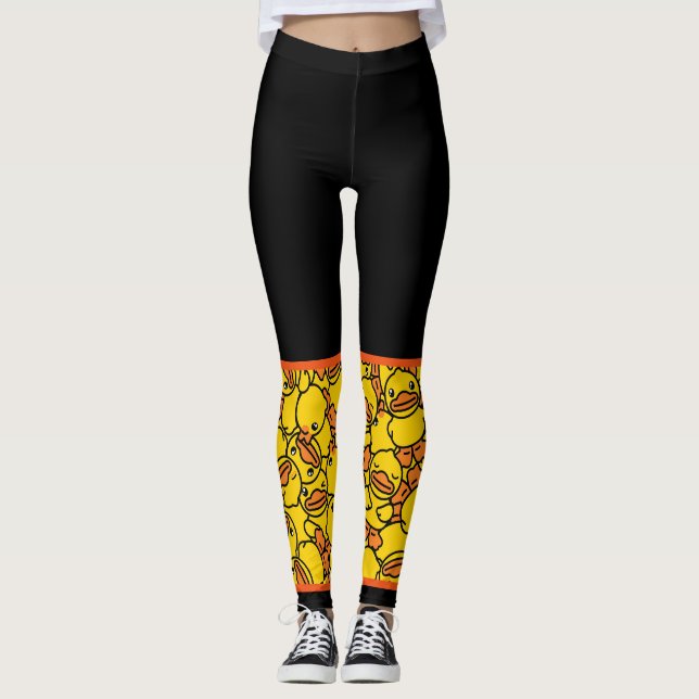 Half Full of Rubber Ducks Leggings (Front)
