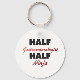 Half Gastroenterologist Half Ninja Key Ring