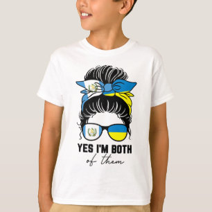 Half Guatemalan Half Ukrainian Girl Guatemala Ukra T-Shirt