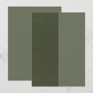 Half & Half Moss Green Enclosure Card – Customise