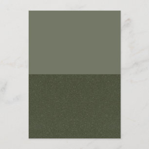 Half & Half Moss Green Enclosure Card – Customize