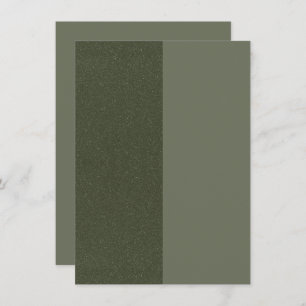 Half & Half Moss Green Enclosure Card – Customize